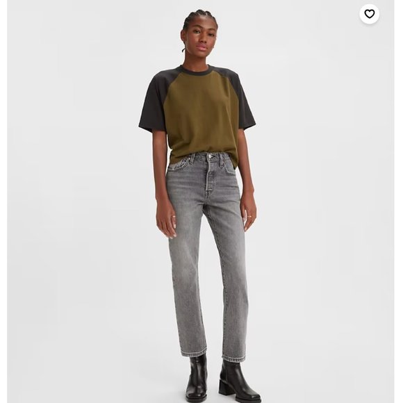 LEVI'S 501 ORIGINAL CROPPED WOMEN'S JEANS - Picture 7 of 8